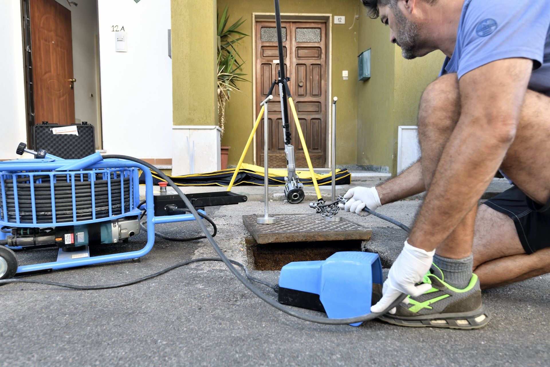 pulizia tubature a secco