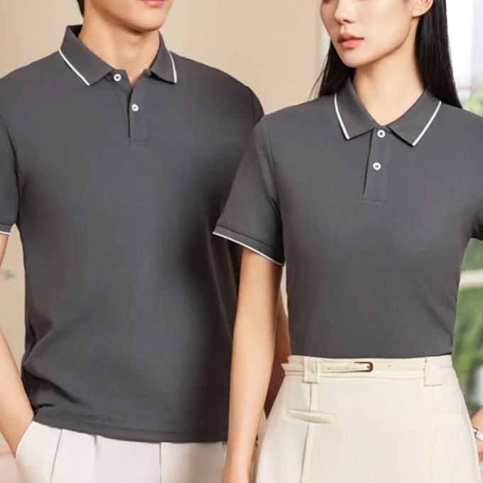 (TEAM)男女同款涼感索羅娜polo衫-深藍色(CHB560503)