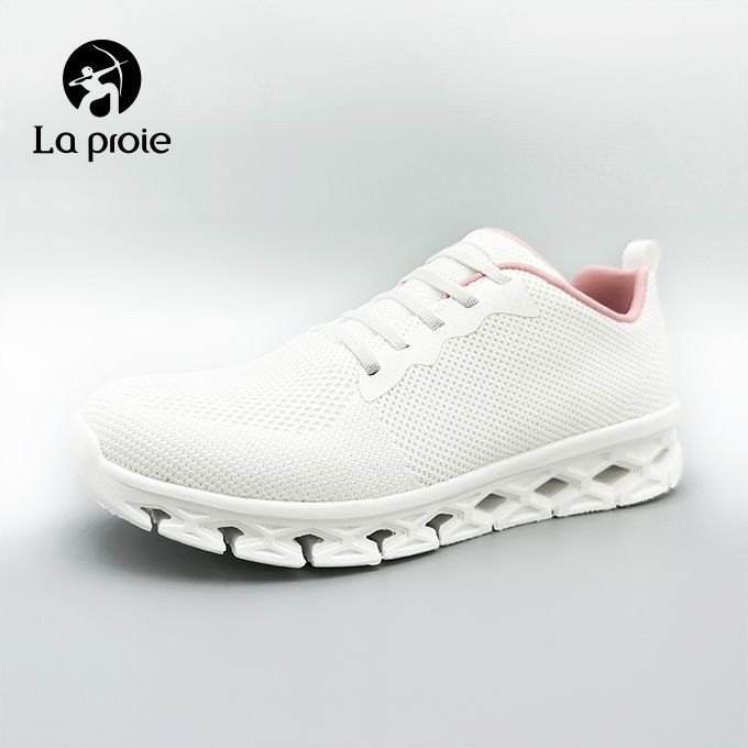 女款輕舒健走鞋-鞋帶款-白色(FBB362060)