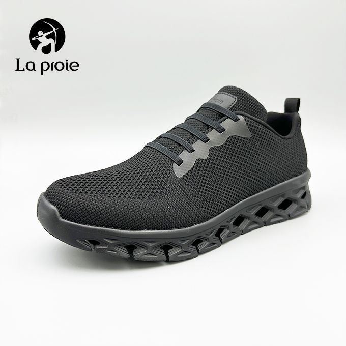 女款輕舒健走鞋-鞋帶款-黑色(FBB362060)