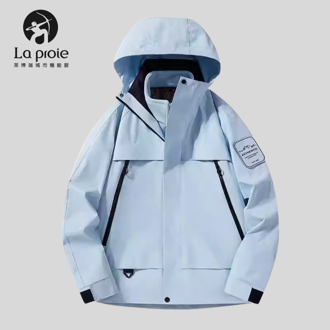 (TEAM)三合一套絨衝鋒衣- 寶寶藍(CAB570218)