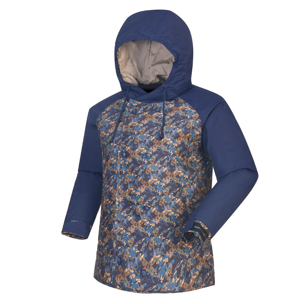 女款幾何機能羽絨衣-譜藍(CC1672076)