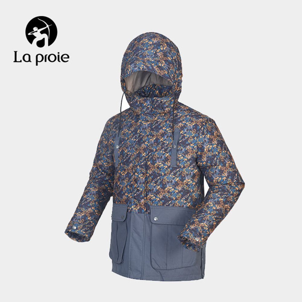 男款野境探行迷彩羽絨外套-譜藍(CC1671028)