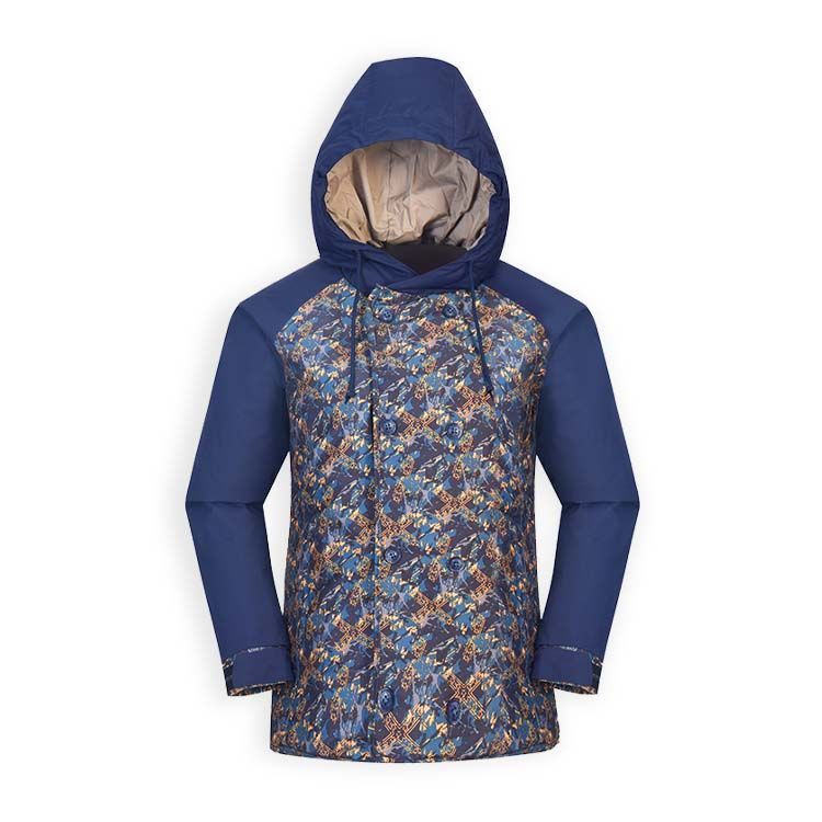 女款幾何機能羽絨衣-譜藍(CC1672076)