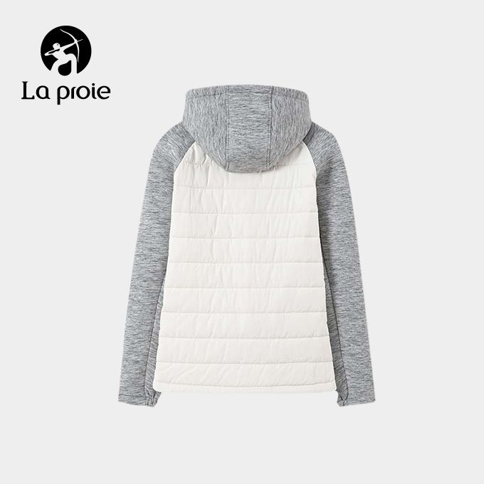 女款城市機能鋪棉休閒棉衣-米白(CGA972521)