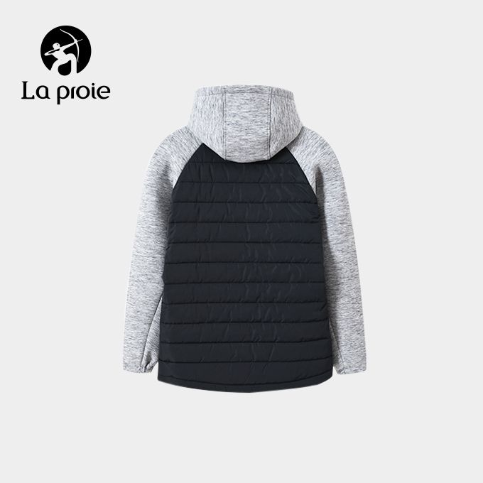 女款城市機能鋪棉休閒棉衣-花灰(CGA972521)