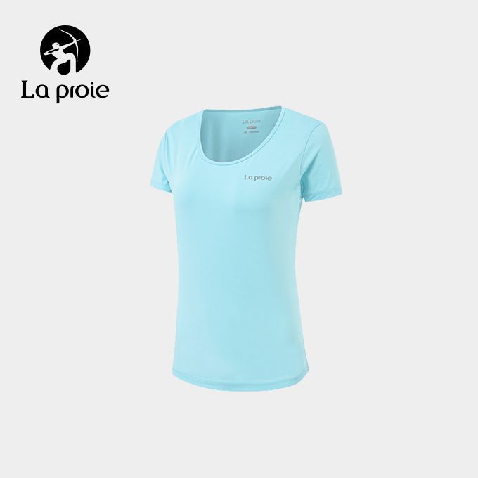 女款冰感涼爽機能圓領T恤-天使藍(CH1962444)