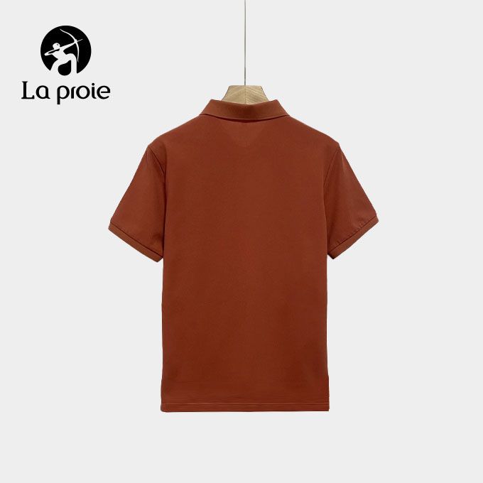 (TEAM)男款冰涼紳型POLO針織衫-磚色(CHB561313)