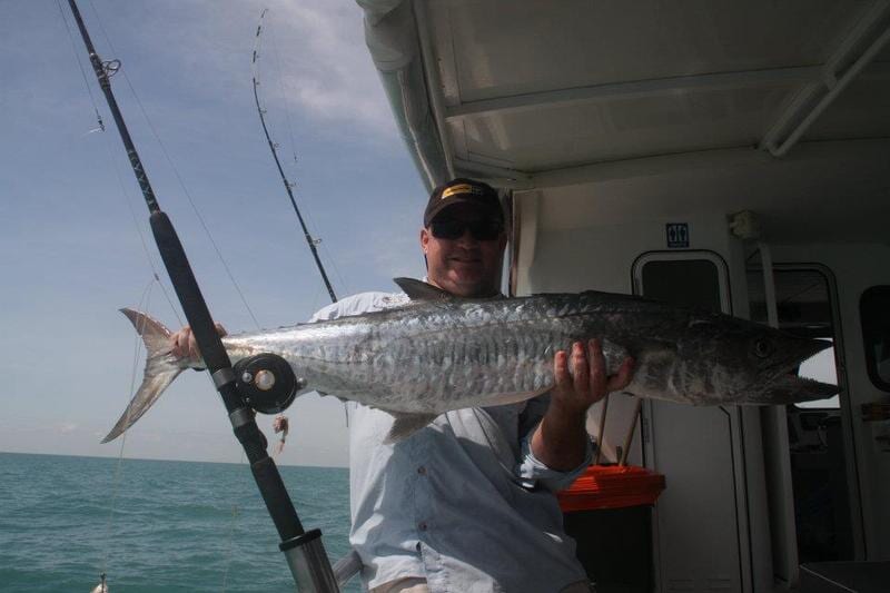 Man caught bigger fish 2 — Dean Jackson Guided Tours in Winnellie, NT