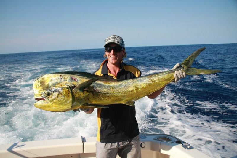 Man caught bigger fish 3 — Dean Jackson Guided Tours in Winnellie, NT