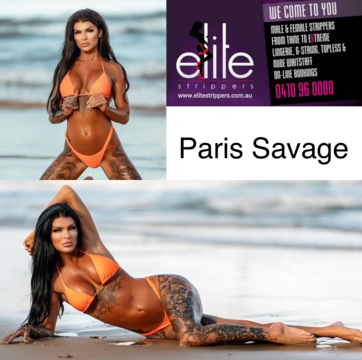 Paris Savage, South East Queensland Elite Stripper