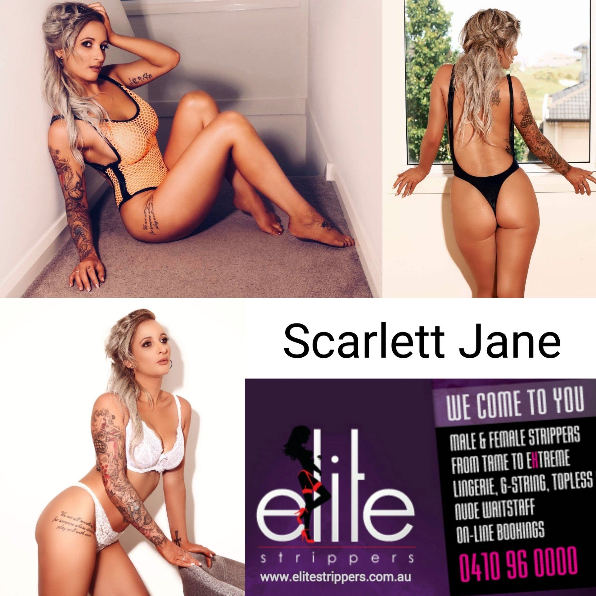 Scarlett Jane Melbourne Elite Stripper