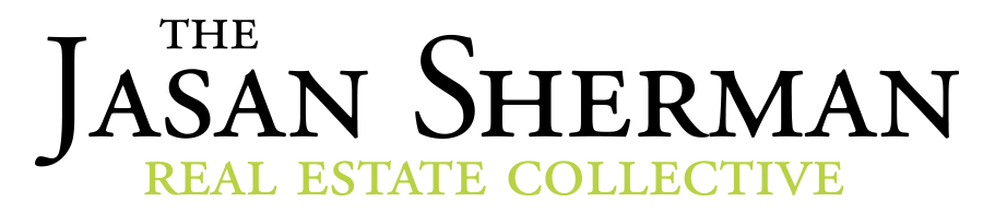 The logo for the jasan sherman real estate collective