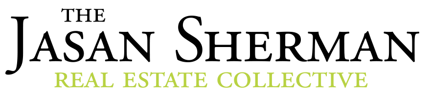The logo for the jasan sherman real estate collective
