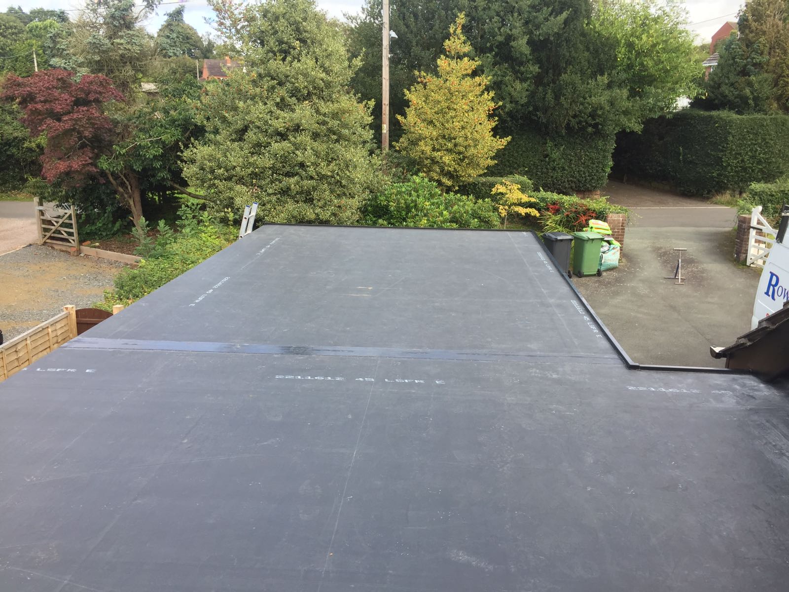 Installed Flat Roof to domestic property