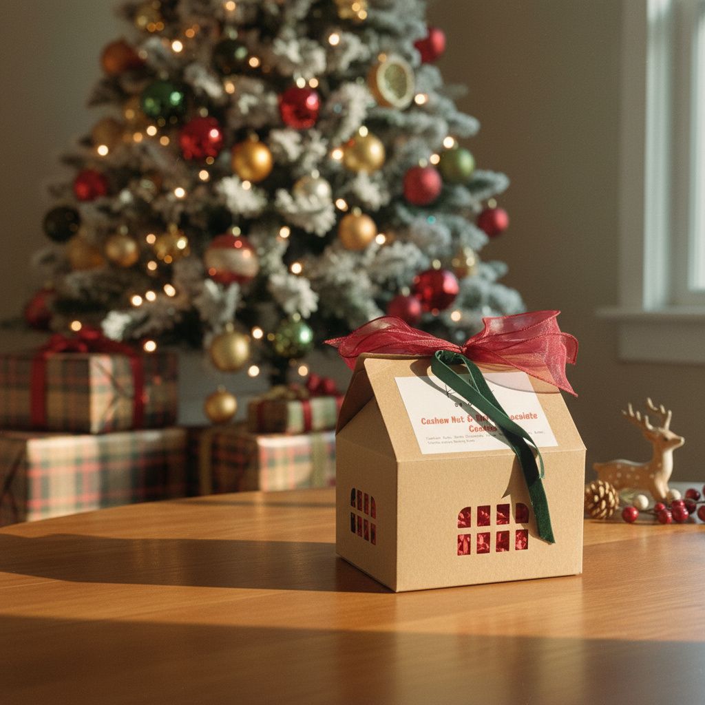 Curated luxury gift hamper with artisanal sweets