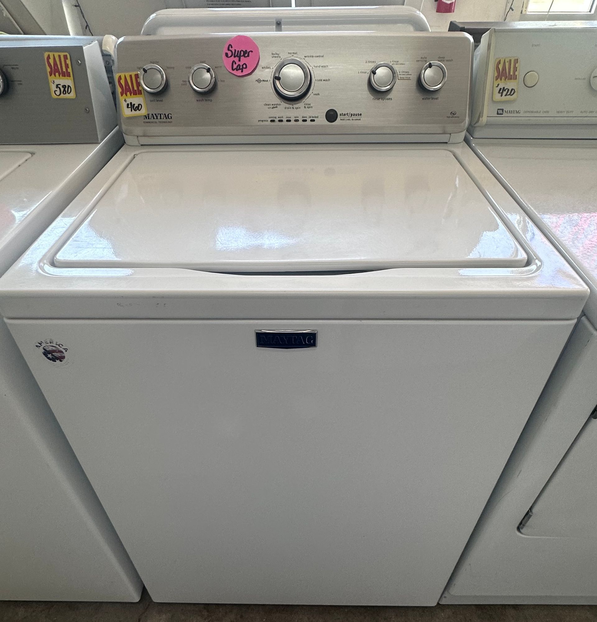 Maytag super capacity washer