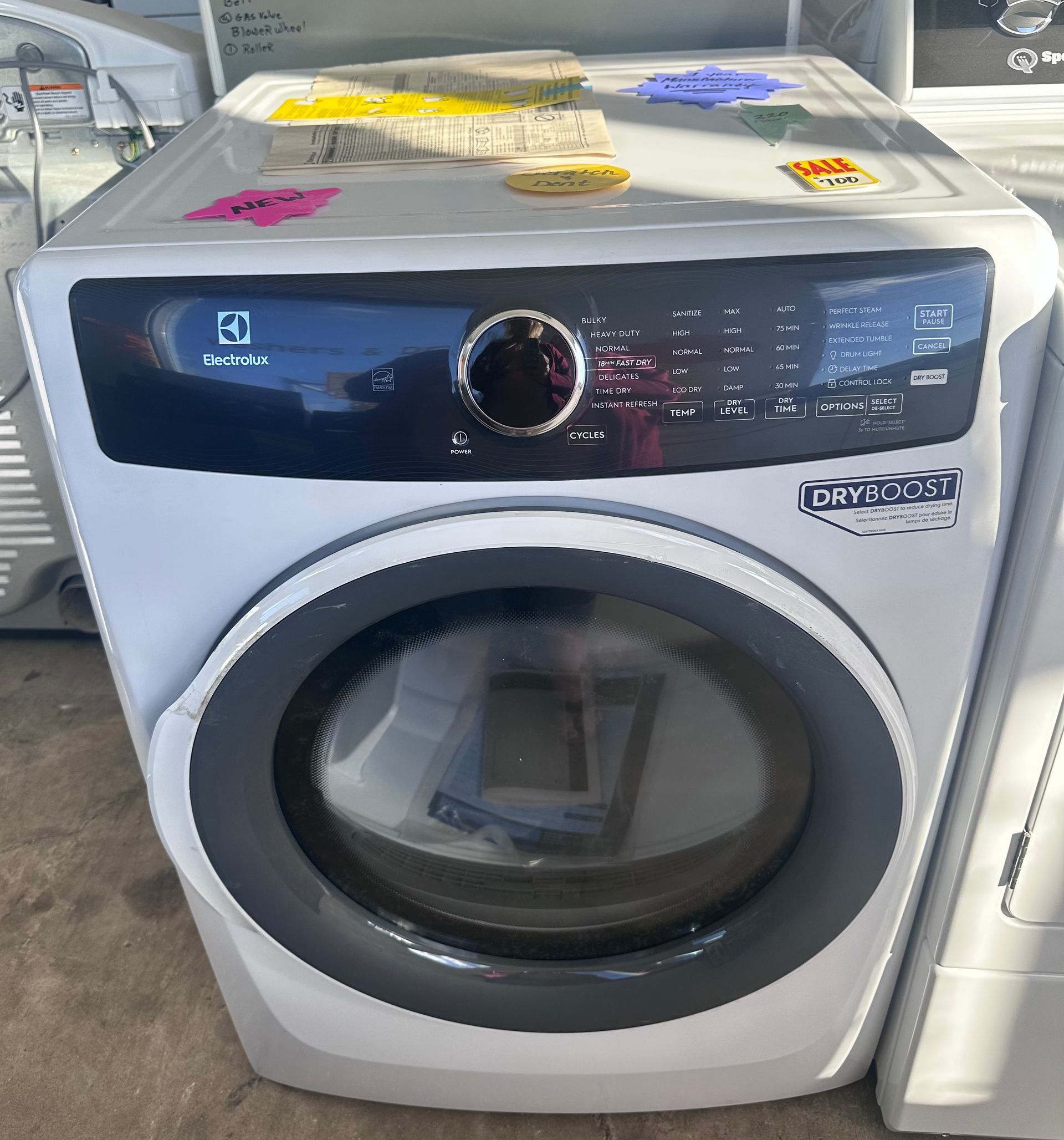 NEW Electrolux 220 electric dryer