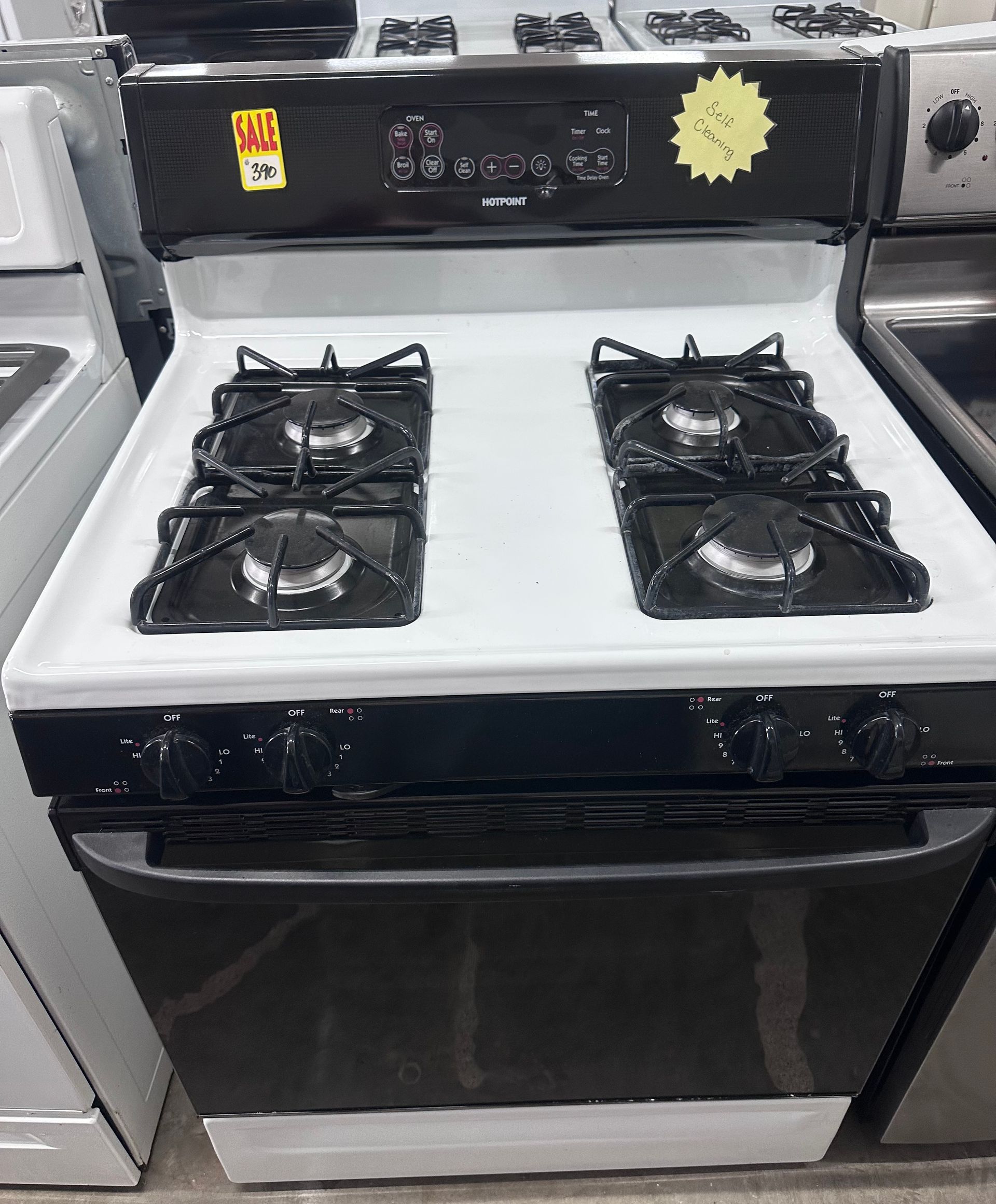 Hotpoint gas dryer self cleaning
