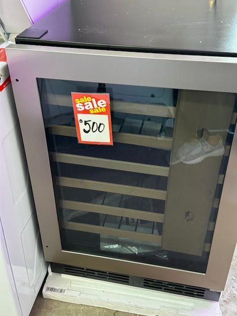 A wine cooler is on sale for $ 500.