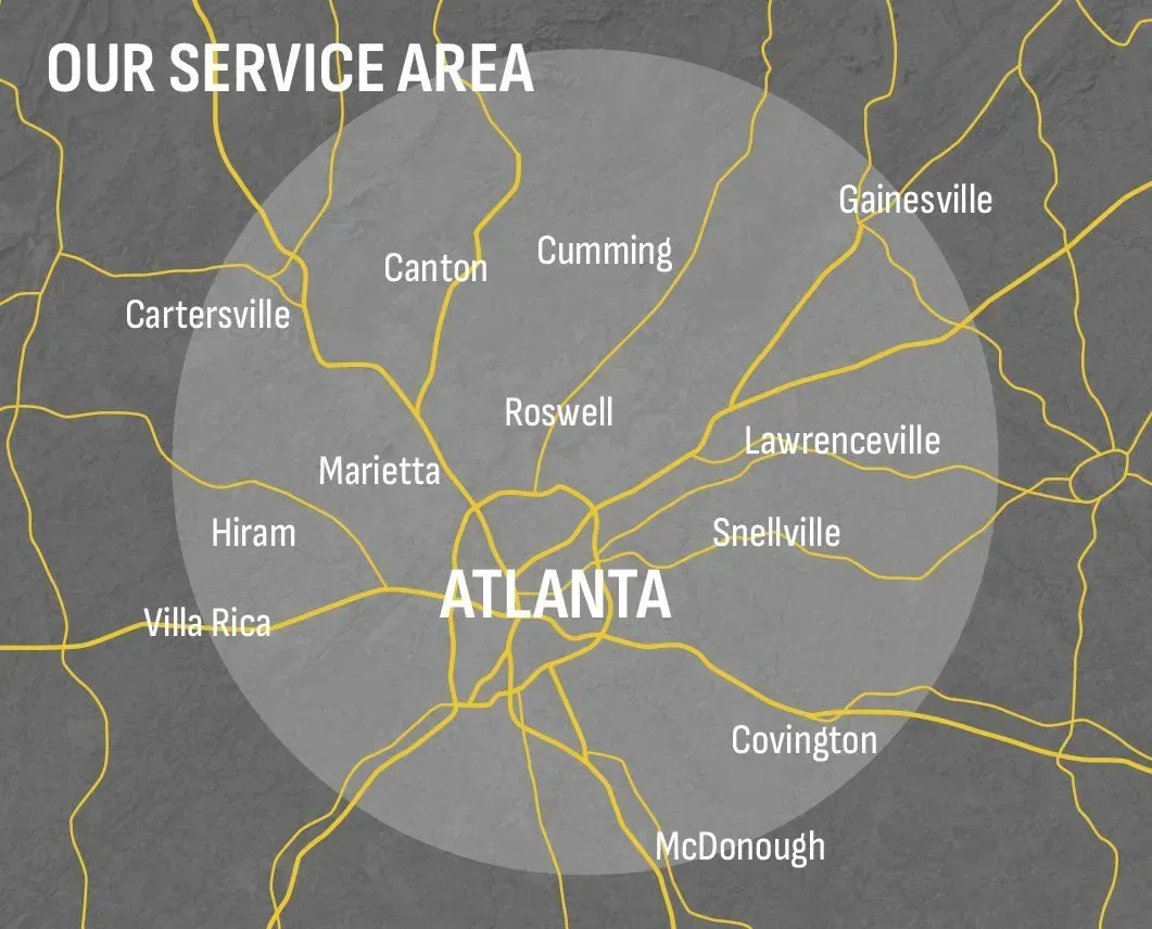 Service Area Map Fulton Paving