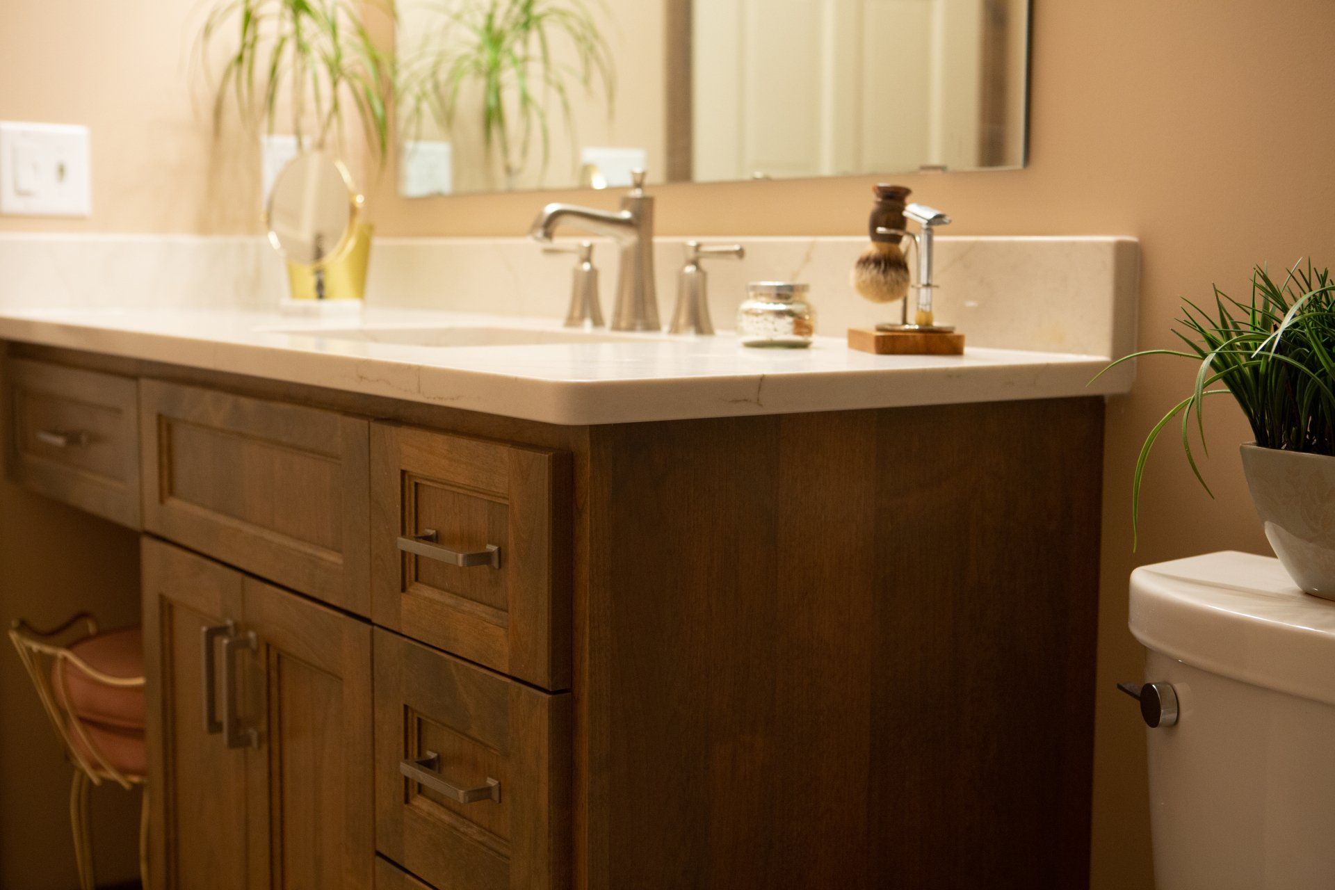 Bathroom remodel new sink