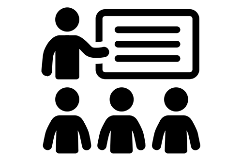 people in meeting icon