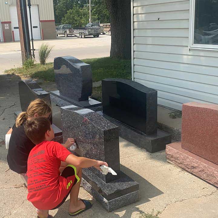 Our Monuments Mount Ayr, Iowa Eighmy Friedrich Monument Co