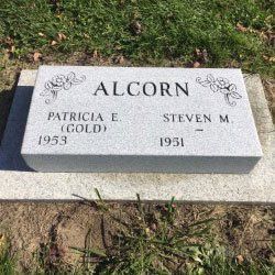 Simple Beveled Monument — Mount Ayr, IA — Eighmy Friedrich Monument Co