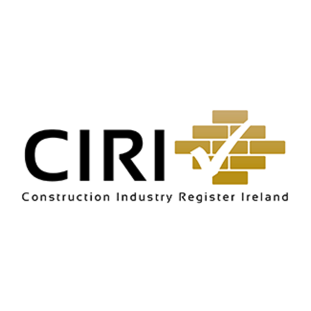A logo for ciri construction industry register ireland