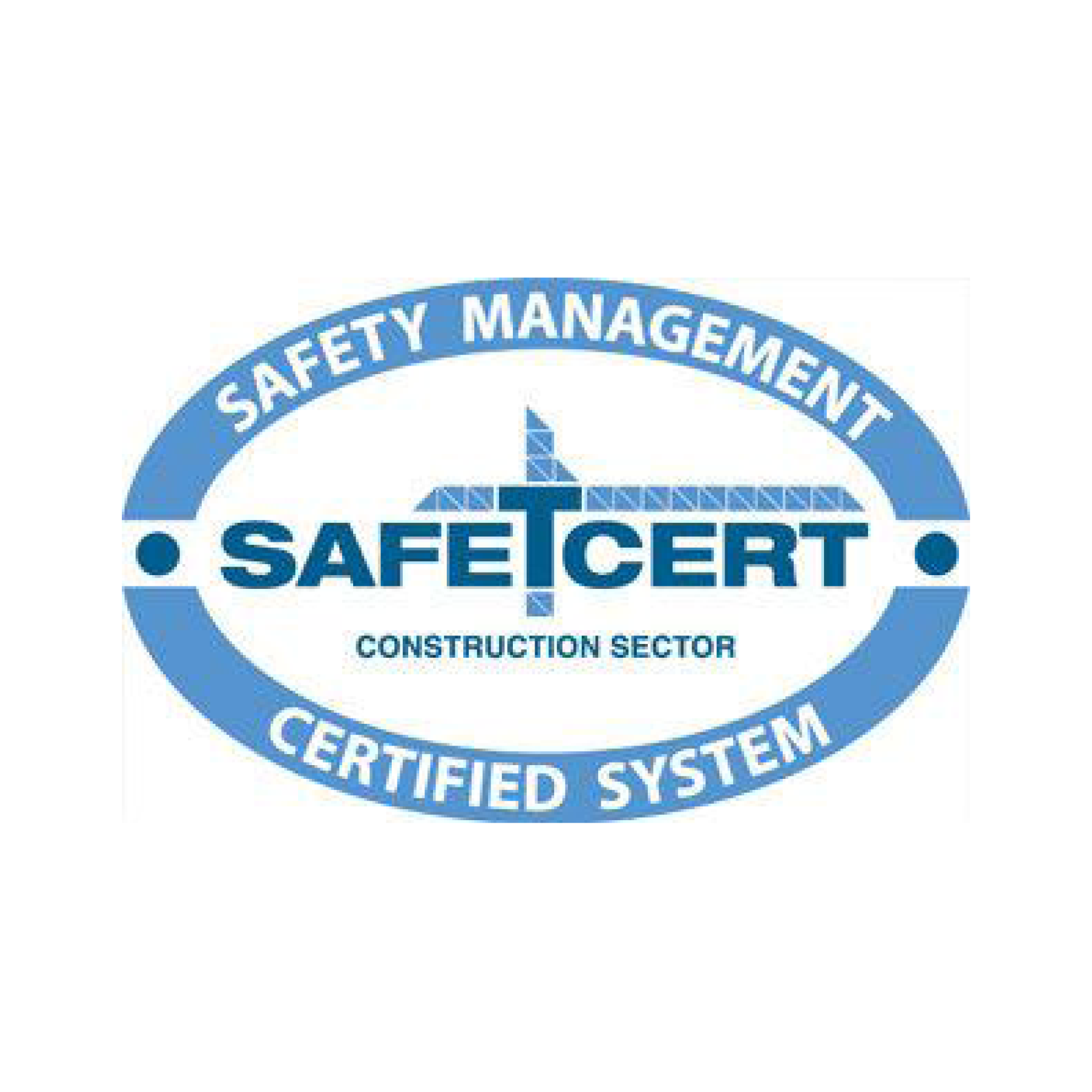 It is a safety management certified system logo.