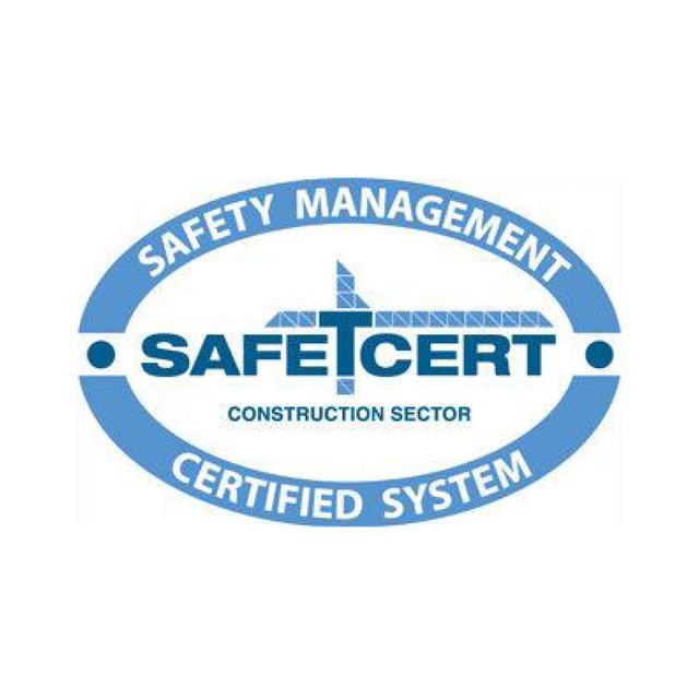 It is a safety management certified system logo.