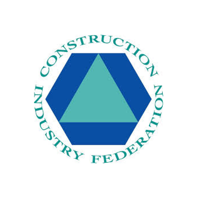 The logo for the construction industry federation