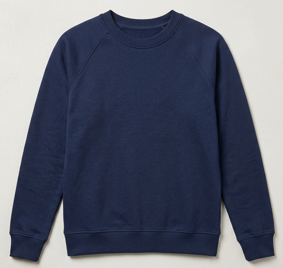 Buzo Cuello Azul  Marino