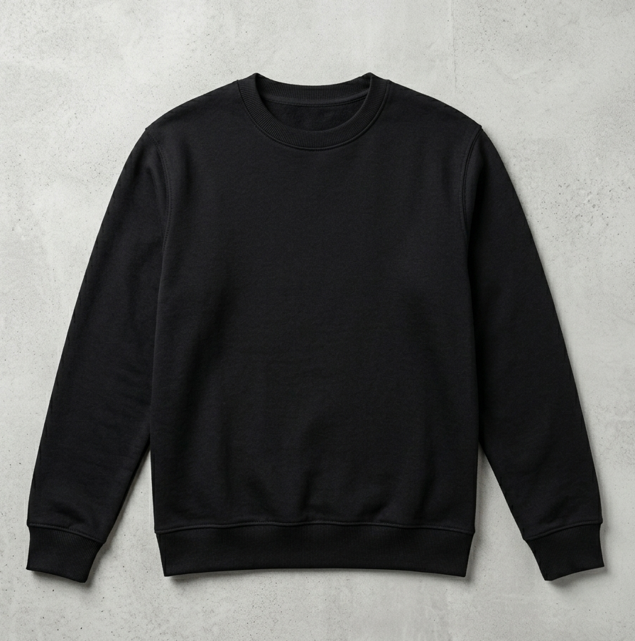 Buzo Cuello redondo Negro