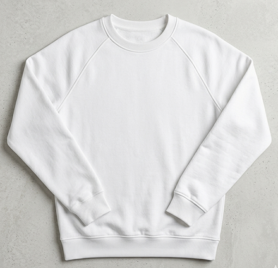 Buzo Cuello redondo Blanco