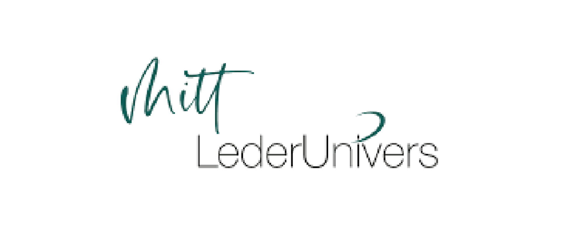 En logo for et selskap som heter mitt lederunivers