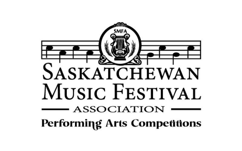 Saskatchewan Music Festival Association performing arts competitions logo.