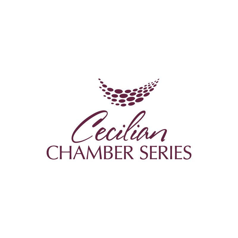 A logo for a company called cecilian chamber series.