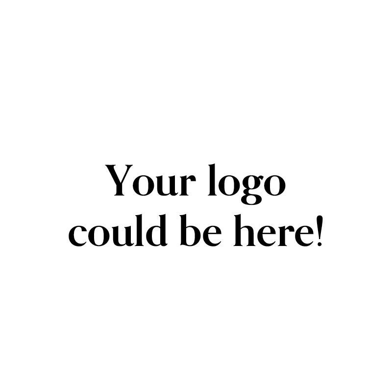 It says `` your logo could be here '' on a white background.