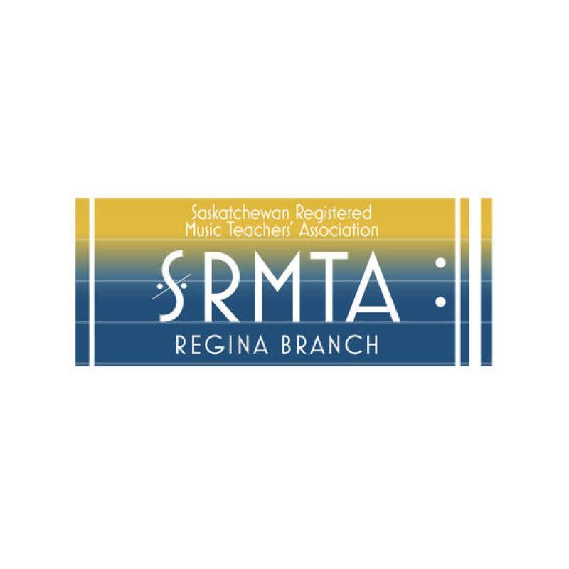 The logo for the saskatchewan registered music teachers association regina branch.