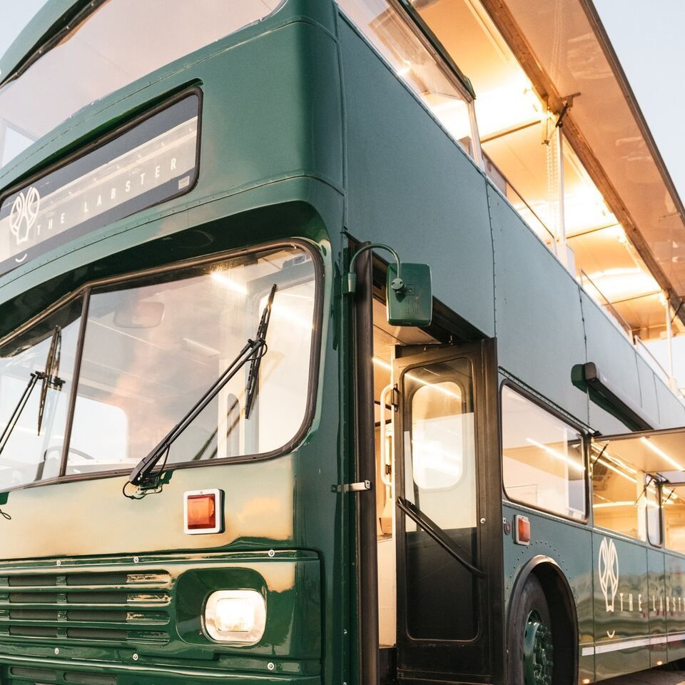 ristorante in un bus londinese