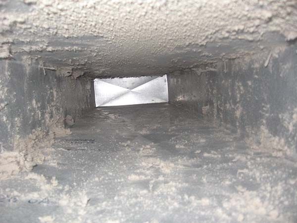 Before Square Duct Cleaning — Edgewater Park, NJ — Schoen Air Duct Cleaning