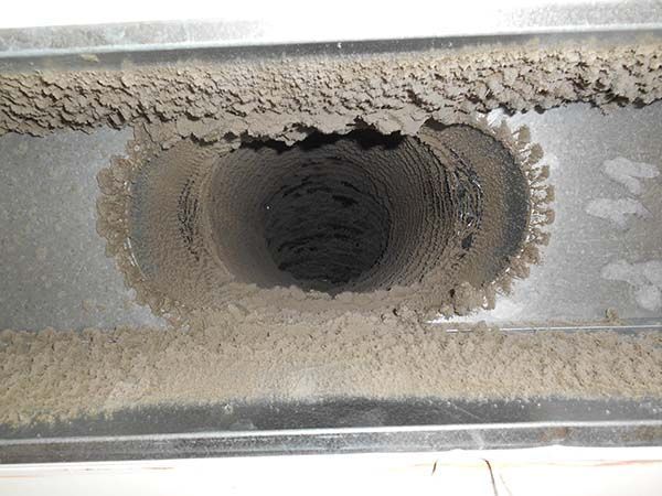 Before Flexible Duct Cleaning — Edgewater Park, NJ — Schoen Air Duct Cleaning