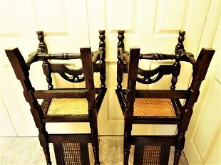 carolean caned chairs country oak furniture the antiques source steeple ashton Wiltshire BA14 6HH