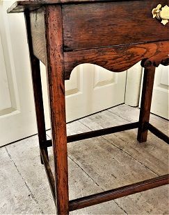 georgian fruitwood side table the antiques source ba14 6hh