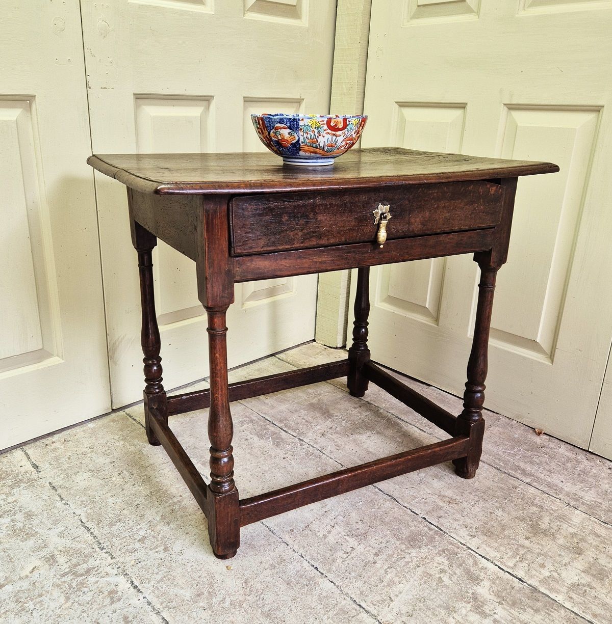 Small Oak Side Table Early 19th C the antiques source ba14 6hh