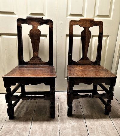 pair chairs country oak furniture the antiques source steeple ashton Wiltshire BA14 6HH