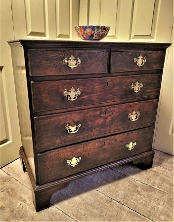 georgian chest of drawers country oak furniture the antiques source steeple ashton Wiltshire BA14 6HH