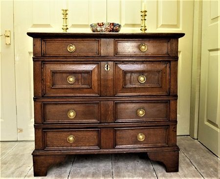 Moulded front chest of drawers country oak furniture the antiques source steeple ashton Wiltshire BA14 6HH